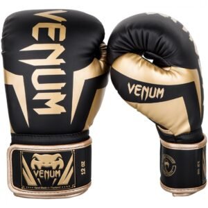 Venum bokso pirštinės Elite - Black/Gold