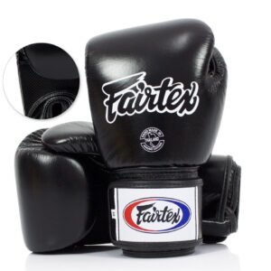 Fairtex bokso pirštinės BGV1 - Black Breathe