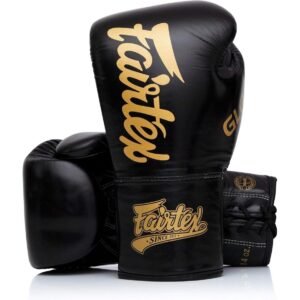 Fairtex bokso pirštinės su raišteliais BGLG1 - Black