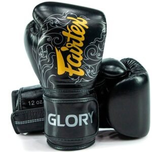 Fairtex bokso pirštinės BGVG3 - Black/Silver