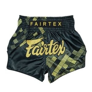 Fairtex K1 / Thai šortai Heart Of Gold - Black/Gold