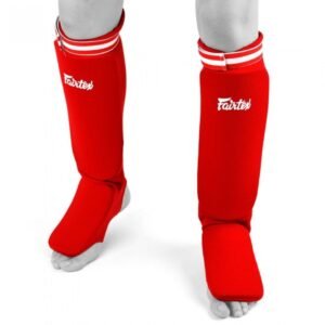 Fairtex kojų apsaugos Elastic - Red