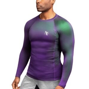 Hayabusa MMA/imtynių marškinėliai Fusion - Purple/Green