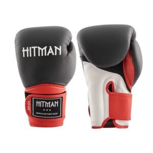 Hitman bokso pirštinės Elite Evo - Black/White/Red