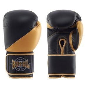 Royal odinės bokso pirštinės Champion - Black/Gold