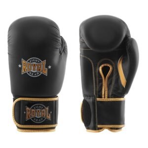 Royal odinės bokso pirštinės Fight Pro - Black