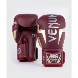 Venum bokso pirštinės Elite - Burgundy/Gold