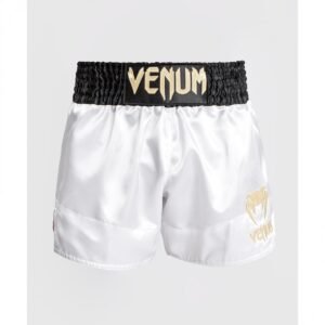 Venum K1 / Thai šortai Classic - White/Gold/Black