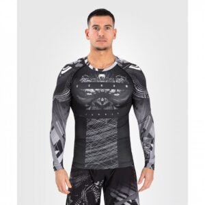 Venum MMA/imtynių marškinėliai Gorilla Jungle - Black/White